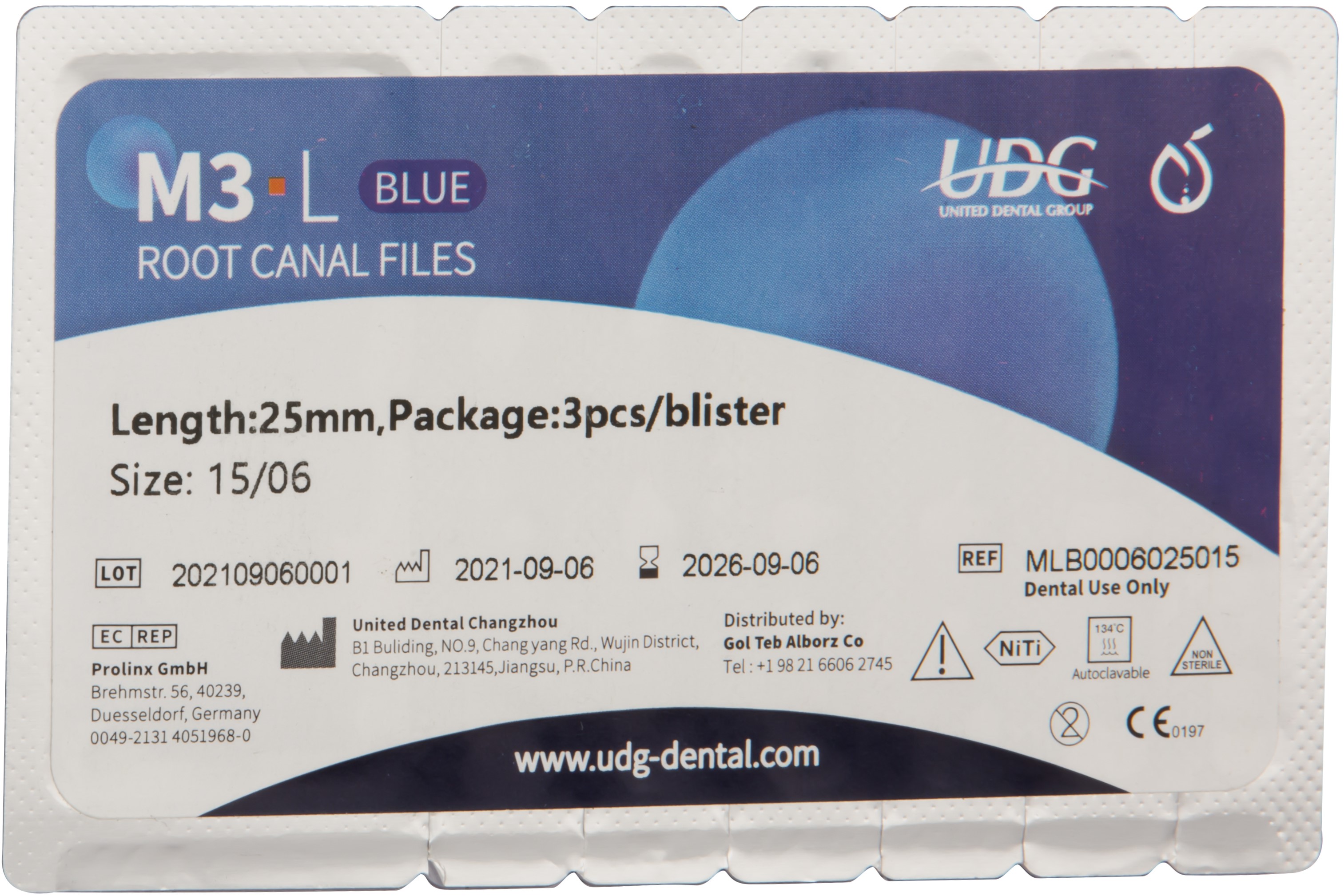 فایل روتاری M3-L Blue
